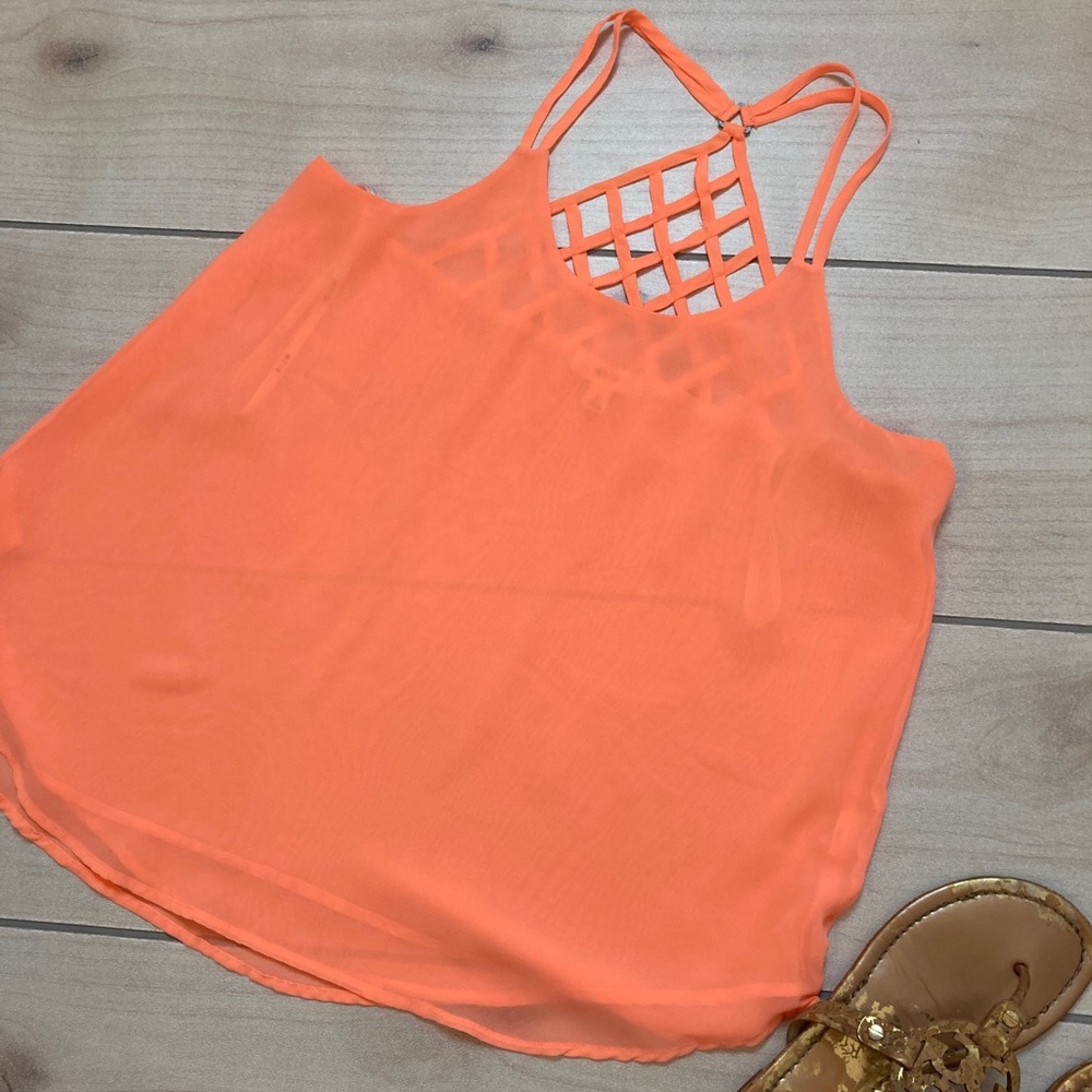 Neon Orange tank top
